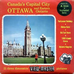 Ottawa - Canada's Capital City - View-Master - Vintage - 3 Reel Packet 1960s view - A036 Packet 3dstereo 