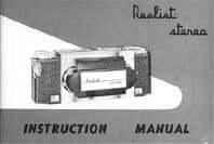 Instructions - Manual Realist Custom (model 1050)- Facsimilie Cameras & Optics 3dstereo 