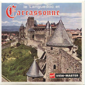 Le Languedoc et Carcassonne - View-Master 3 Reel Packet - 1960s views- vintage - (zur Kleinsmiede) - (C215F-BG1) Packet 3dstereo 