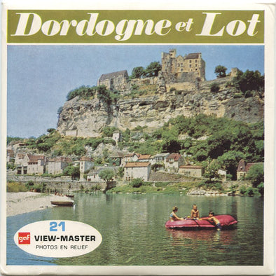Dordogne et Lot - View-Master 3 Reel Packet - 1970s views- vintage - (zur Kleinsmiede) - (C217F-BGO) Packet 3dstereo 