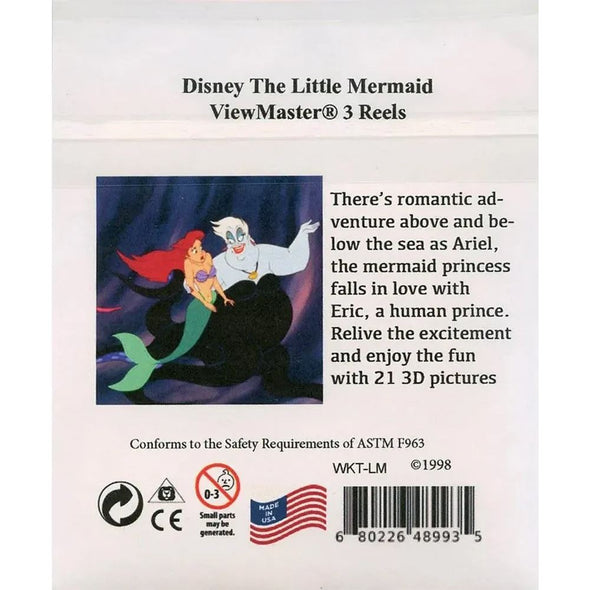 Little Mermaid - View-Master 3 Reel Set - NEW WKT 3dstereo 