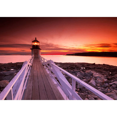 Marshall Point Lighthouse, Maine - 3D Lenticular Postcard Greeting Card Postcard 3dstereo 