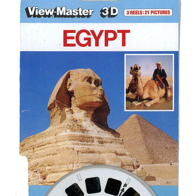 Egypt- Vintage Classic View-Master 3 Reel Set - 1980 views 3dstereo 