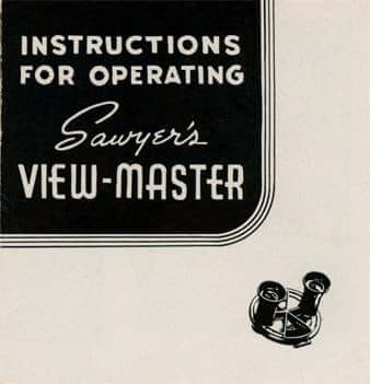 Instructions - Model A - Later Version - High Quality Facsimile Instructions 3dstereo 