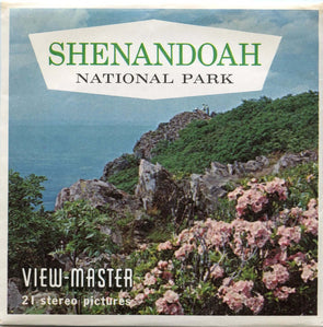 Shenandoah, National Park - Vintage Classic View-Master® - 3 Reel Packet - 1960s views Packet 3dstereo 
