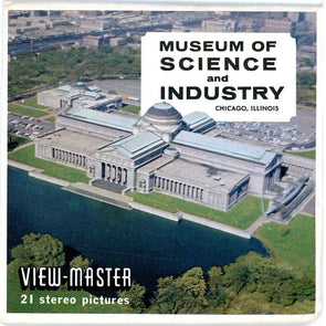 Museum of Science and Industry - Chicago - Vintage Classic ViewMaster 3 Reel Packet - 1960s views (PKT-A552-S5) Packet 3dstereo 