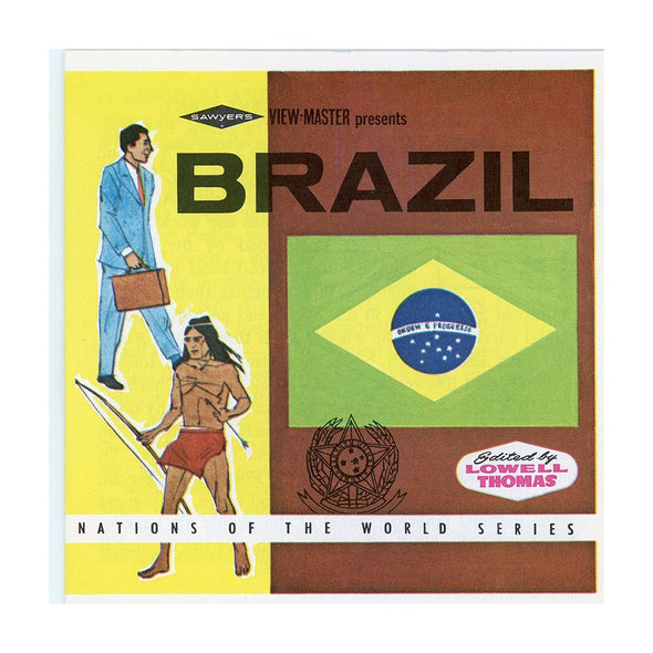 Brazil - View-Master - Vintage - 3 Reel Packet - 1960s views - (PKT-B057-S6A) Packet 3dstereo 