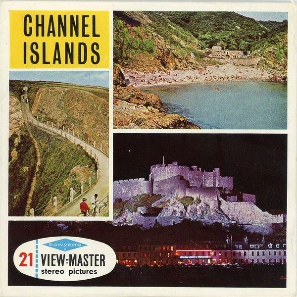 Channel Islands, U.K. - View-Master -Vintage - 3 Reel Packet