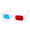 Red/Cyan - 3D Anaglyph Glasses - Pro-Ana(TM) Quality - White Frame Cardboard - NEW Glasses 3dstereo 