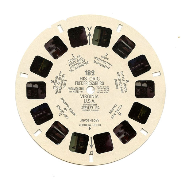 Historic Cities of Virginia - View-Master 3 Reel Packet - 1950s views - vintage - (PKT-HCVIRG-S3D) Packet 3dstereo 