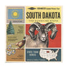 4 ANDREW - South Dakota - State Tour Series - View Master 3 Reel Map Packet - 1960s - vintage - A485-S6A Packet 3dstereo 