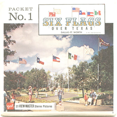 4 ANDREW - Six Flags Over Texas No.1 - View Master 3 Reel Packet - 1960s - vintage - A412-G1B Packet 3dstereo 