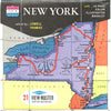 4 ANDREW - New York - State Tour Series - View Master 3 Reel Map Packet - 1960s - vintage - A650-S6A Packet 3dstereo 