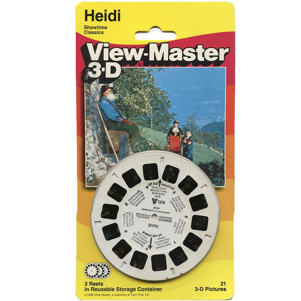 VIEW-MASTER 21 3 REEL SET HEIDI GERMAN 1958 GAF SAWYERS - Boonsart shop