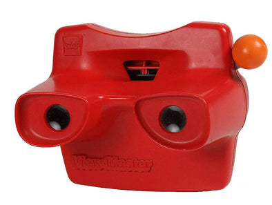View-Master Model L Viewer - Red with Ball Pull - vintage 3dstereo 