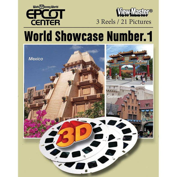 Epcot Center - World Showcase Number 1 - View-Master 3 Reel Set - AS NEW - 3049 WKT 3dstereo 