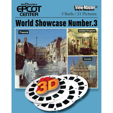 Epcot Center - World Showcase Number 3 - View-Master 3 Reel Set - AS NEW -  3046