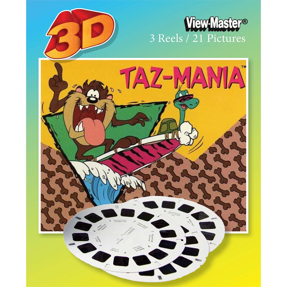 Taz-Mania - View-Master 3 Reel Set - AS NEW - 1096 – 3Dstereo.com