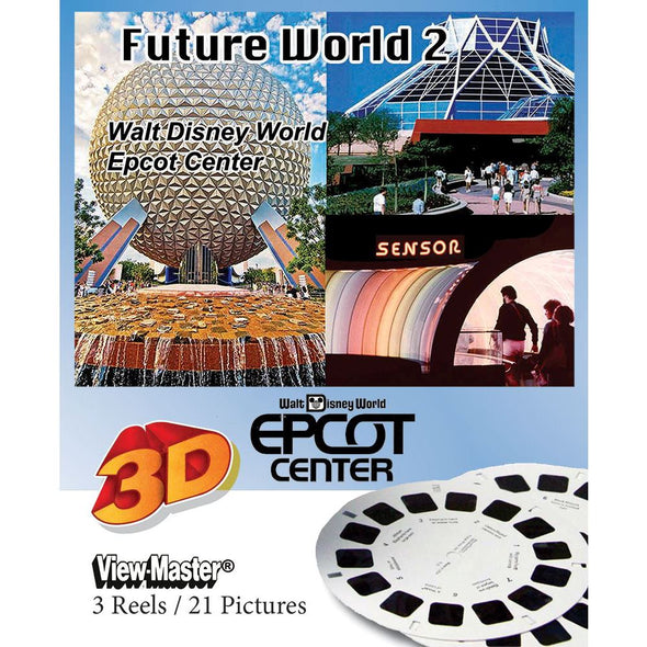 Epcot Center Future World 2 - View-Master 3 Reel Set - AS NEW - 3043 WKT 3dstereo 