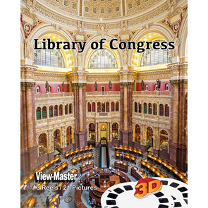 Library of Congress - Washington, D.C.- View Master 3 Reel Set - NEW WKT 3dstereo 