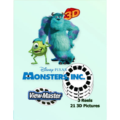 4 ANDREW - Monsters Inc. - View-Master 3 Reel Set - AS NEW WKT 3dstereo 