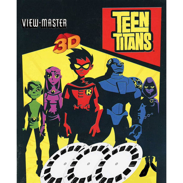Teen Titans - View-Master 3 Reel Set - AS NEW - 0704 WKT 3dstereo 