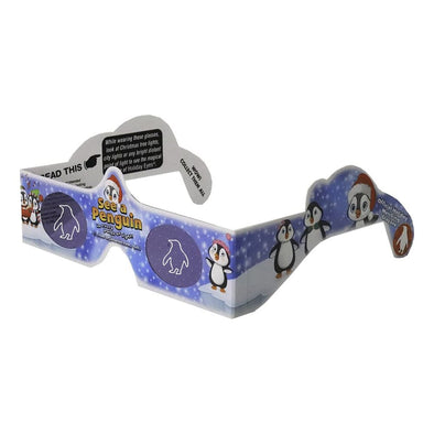 Christmas Glasses Holiday Eyes® - PENGUIN - 3D Holographic Glasses - NEW 3D Glasses 3dstereo 